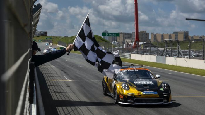 Larry ten Voorde takes the championship lead with third win of the season