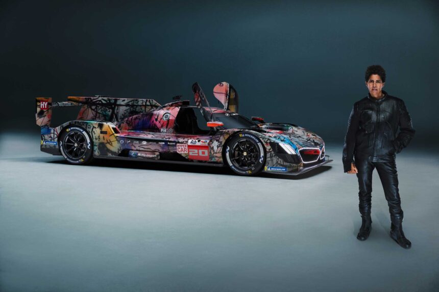 Julie Mehretu’s BMW Art Car Celebrates its World Premiere at the Centre Pompidou in Paris.